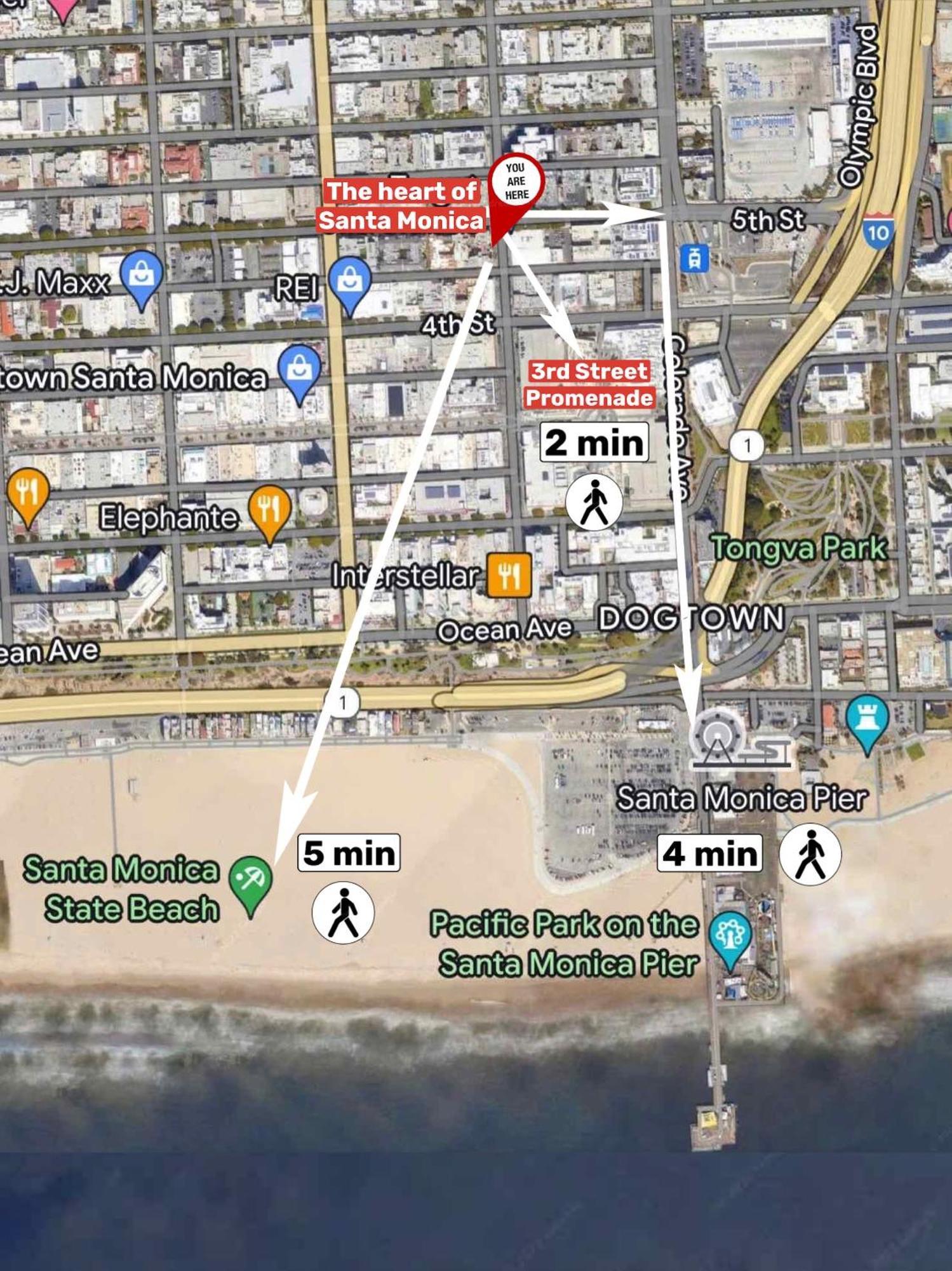 6 Modern 2 Bdr Apartment Santa Monica Pier Лос-Анджелес Экстерьер фото
